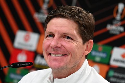 Eintracht Frankfurts Cheftrainer Oliver Glasner. Foto: dpa