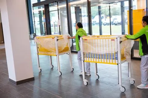 Wiesbaden: Umzug der HSK in den Klinikneubau Tag 1 -   - 