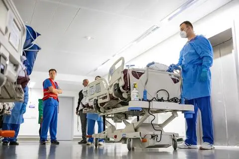 Wiesbaden: Umzug der HSK in den Klinikneubau Tag 1 -   - 