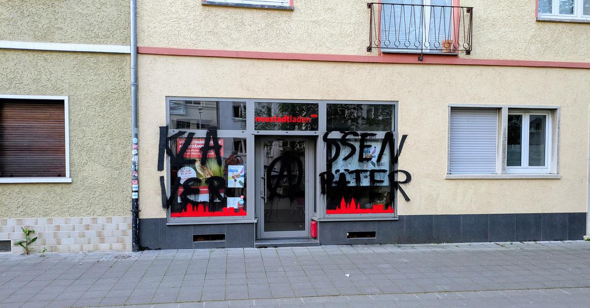 „Klassenverräter“: Spray-Attacke auf Neustadtladen der SPD