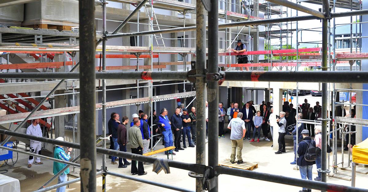 Projekt Polychrom in Ingelheim feiert Richtfest