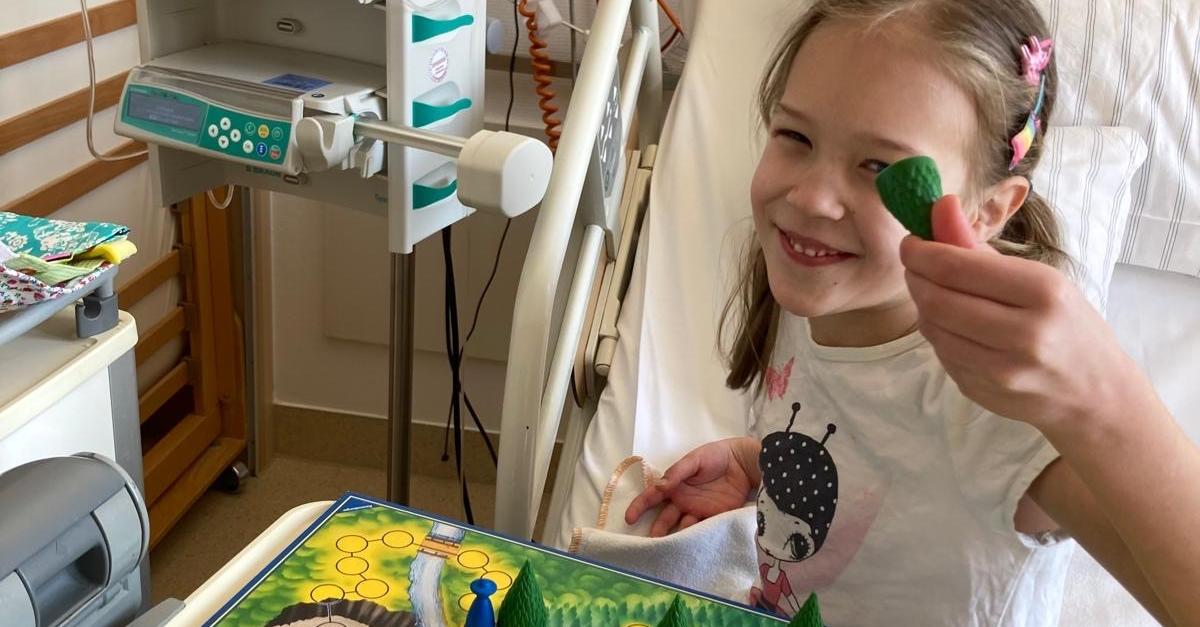 Frida (7) aus Neckarsteinach ist an Blutkrebs erkrankt
