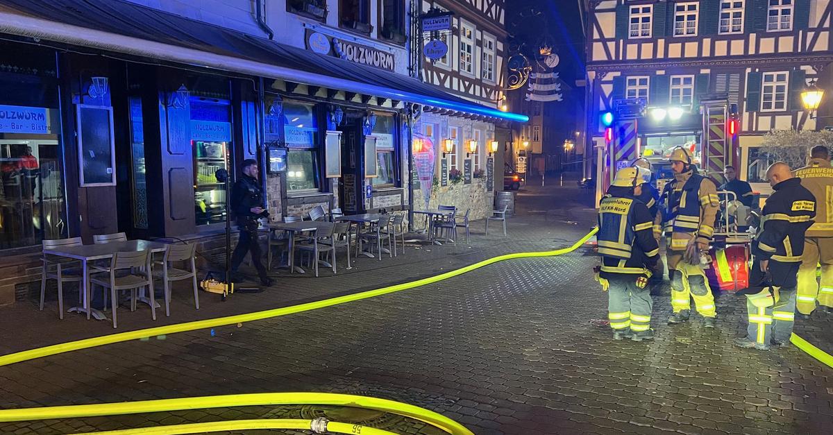 Fire in Holzwurm restaurant in Bad Kreuznach: Fire department able to ...
