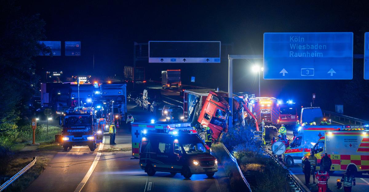 Live-Verkehrsticker: A67 bei Rüsselsheim wegen Lkw-Unfall gesperrt