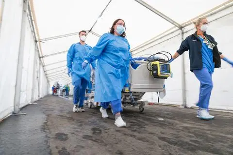 Wiesbaden: Umzug der HSK in den Klinikneubau Tag 1 -   - 