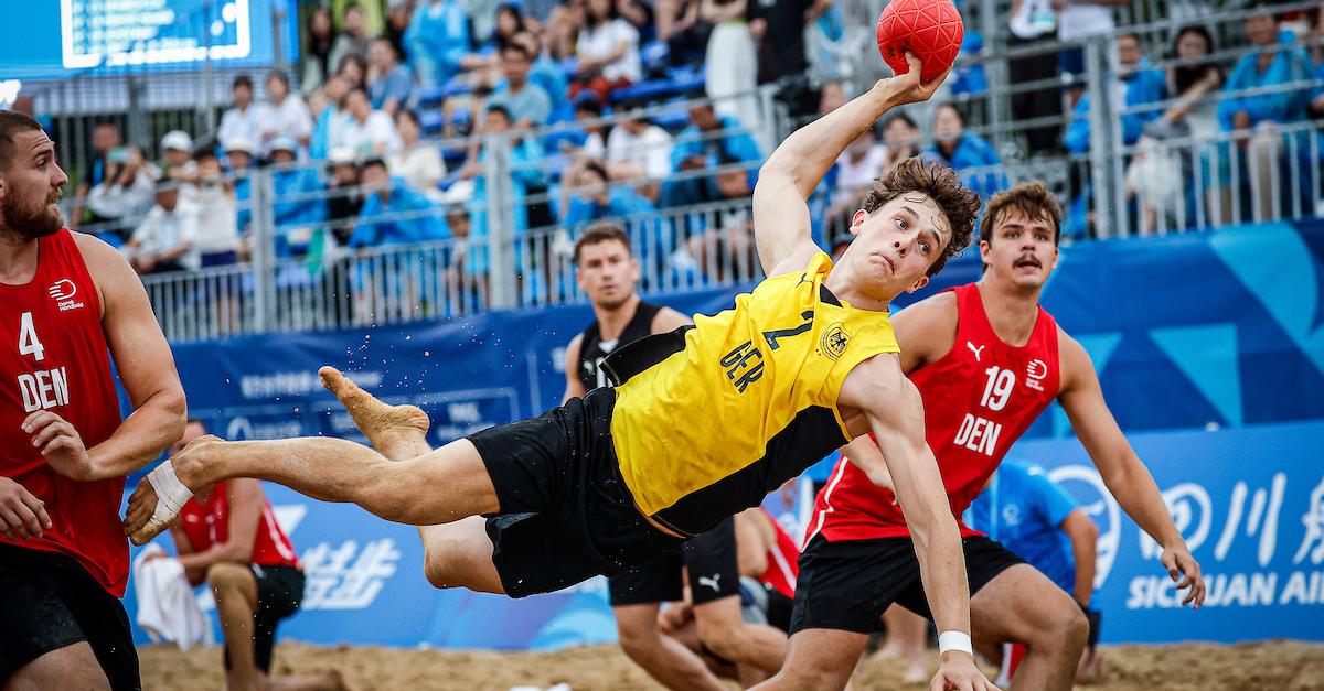 World Championship preparation in Mainz: Beach handball national team ...