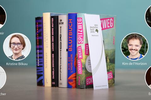 Sechs Romane stehen auf der Shortlist und haben Chancen, 2022 den Deutschen Buchpreis zu erhalten. Foto: dpa