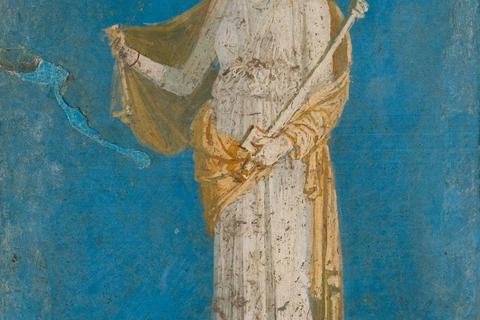 Medea mit dem Schwert, Wandgemälde aus der Villa Arianna in Stabiae, 1. Jahrhundert nach Christus. Foto: Liebieghaus