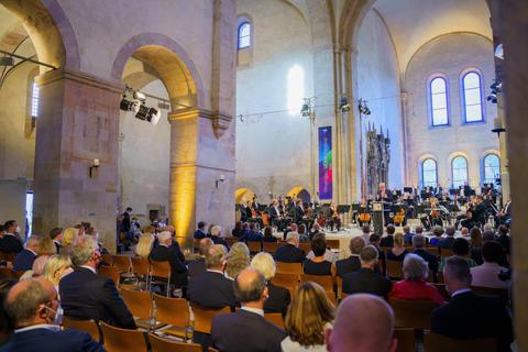 Eltville am Rhein: der Start des Rheingau Musik Festivals in der Basilika von Kloster Eberbach im Juni. Archivfoto: dpa
