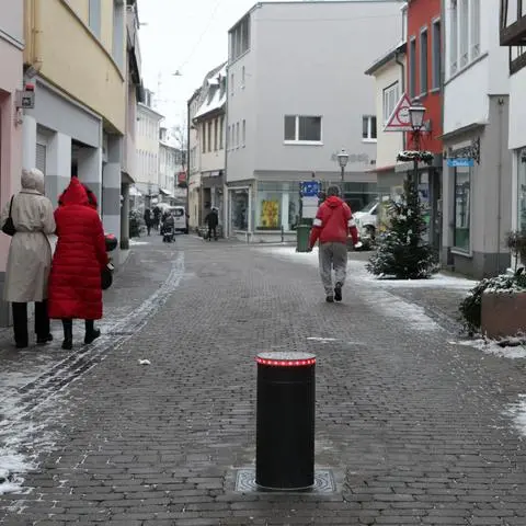 Poller, SpieÃŸgasse, SicherheitsmaÃŸnahme