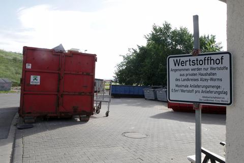 Der Wertstoffhof in Framersheim soll vorerst nicht für Besucher öffnen – der Kreis befürchtet durch den Andrang Verkehrsprobleme. Archivfoto: pa/Axel Schmitz