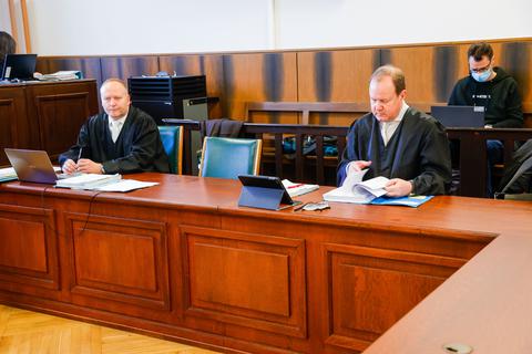 Vor dem Landgericht Darmstadt wird der Prozess gegen eine Frau, die Getränke und Lebensmittel an der TU mit Chemikalien versetzt und damit Menschen vergiftet haben soll, fortgesetzt.               
