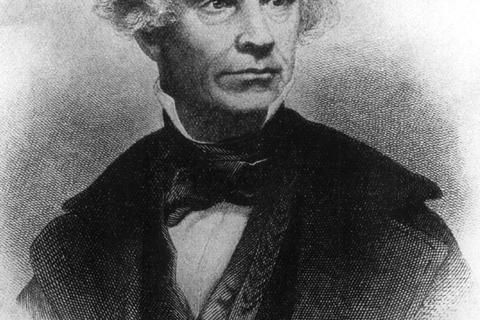 ARCHIV - 01.01.2012, ---: Undatierte Abbildung von Samuel Morse (1791-1872), US-amerikanischer Maler und Erfinder. Mit Zacken, Zahlen und Symbolen verschlüsselte der Erfinder Sprache und schickte sie elektromagnetisch durch eine Leitung. Am 24. Mai 1844 verschickte Morse sein erstes Telegramm. (zu dpa-Korr "Bibelzitat revolutioniert die Kommunikation - 175. Jahre Telegramm") Foto: dpa +++ dpa-Bildfunk +++