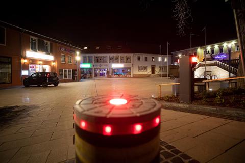 Der Neunröhrenplatz in Wörrstadt ist um 21 Uhr wie leergefegt. Foto: pakalski-press/Carsten Selak