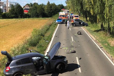 Die Unfallstelle bei Framersheim.  Foto: Polizei