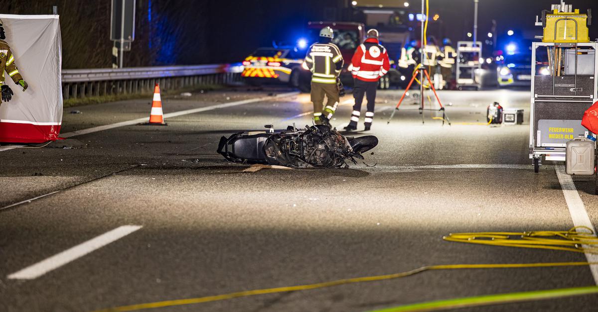 Motorradfahrer stirbt bei Unfall auf A63 Richtung Mainz