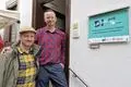 Haben "DI BeratungsBurg" als zentralen Anlaufstelle vorangetrieben: Andreas Reifenberg (l.) von "Dieburg FAIRnetzt" und der städtische Klimamanager Andreas Achilles.