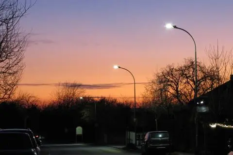 Nach und nach wurde in Eppstein die Straßenbeleuchtung mit LED-Technik ausgestattet. Entlang der Hauptverkehrsstraßen steht der Austausch noch aus.