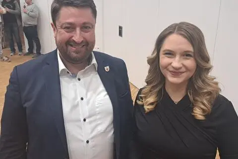 Für Amtsinhaber Matthias Rubröder und für die künftige Bürgermeisterin Alicia Bokler endet nun der Wahlkampf.  