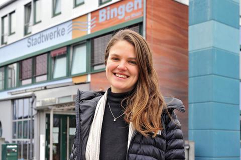 Lisa-Sophie Christmann ist Bingens neue Klimaschutzmanagerin. Foto: Thomas Schmidt