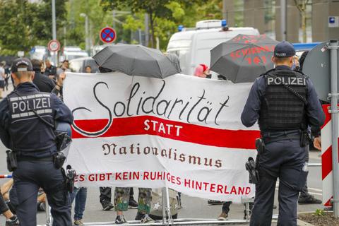 Wie bei den vergangenen drei Aufmärschen der Rechtsextremen in Ingelheim formiert sich auch diesmal Gegenprotest. Archivfoto: Harald Kaster 