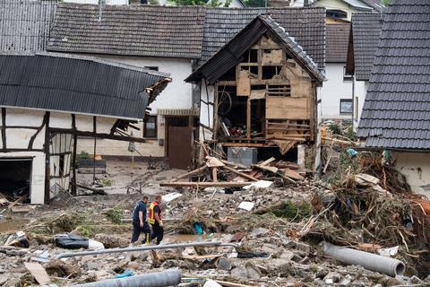 Das Hochwasser in der Region um Ahrweiler hat zahlreichen Menschen das Obdach genommen. Sie brauchen dringend Hilfe. Foto: Boris Rössler