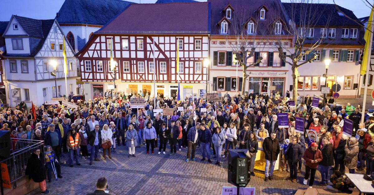 Anti-Rechts-Demo in Oppenheim, AfD-Kundgebung in Nierstein