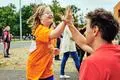 Viel Freude beim Deutschen Down-Sportlerfestival. Im September kommen die jungen Sportler mit Down-Syndrom erstmals nach Wetzlar.