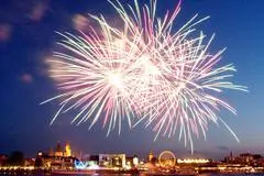 Feuerwerk in Mainz.