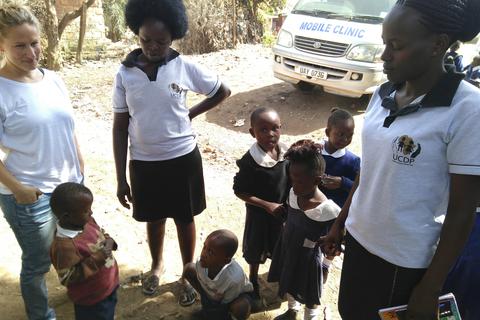 Zu Besuch im Kindergarten des Manyatta-Slum. Foto: Trabert
