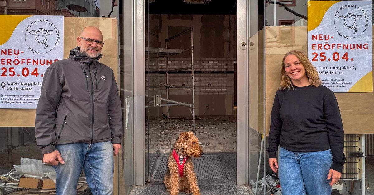 Mainz couple opens branch of vegan butcher shop at Gutenbergplatz