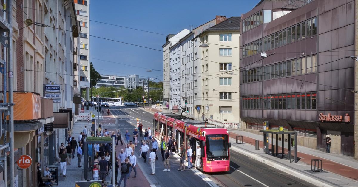 Binger Straße in Mainz: Opening for tram is celebrated