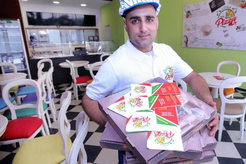 Umair Hussein Shah, Inhaber von L’Ora della Pizza. Foto: hbz/Harry Braun  