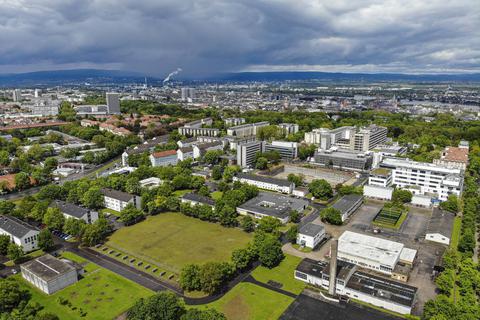 Das Gelände der Gfz-Kasernen in Mainz: Die Fläche von Biontech soll sich hier mehr als verdoppeln. Foto: Harald Kaster