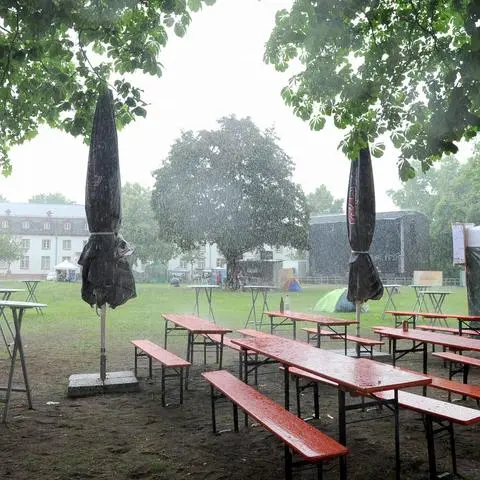 Die Zitadellenwiese, wo sich sonst Tausende von Menschen versammeln, bleibt an Pfingsten leer.