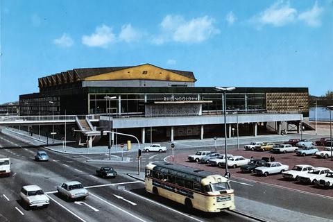 Die Rheingoldhalle um das Jahr 1970 herum. Foto: Slg. Bermeitinger