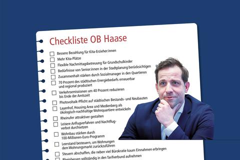 Die Checkliste für den neuen OB Nino Haase