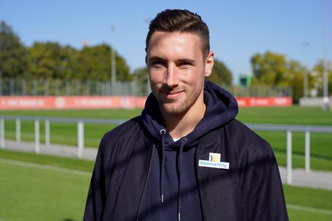 Fühlt sich in Mainz so richtig angekommen: Mittelfeldspieler Dominik Kohr. Foto: Felix Ostermann