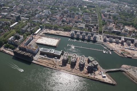 Luftaufnahme vom Mainzer Zollhafen. Archivfoto: Alfons Rath
