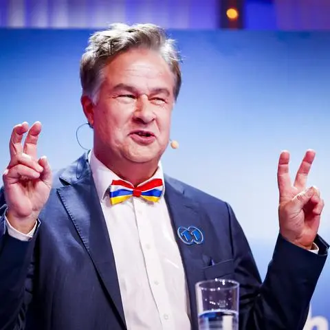  Lars Reichow bei seinem Vortrag in der TV-Sitzung "Mainz bleibt Mainz".
