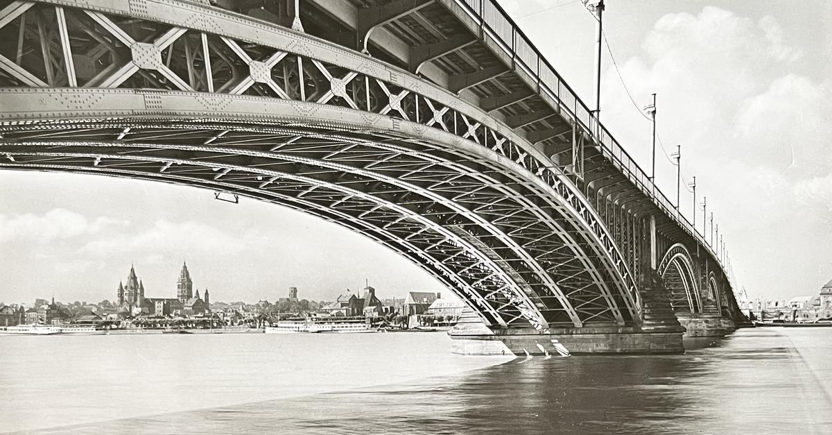 Mainz vor 75 Jahren: Endlich wieder eine richtige Brücke