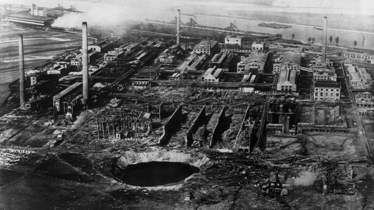 Vor 100 Jahren: Gewaltige Explosion erschttert Werk der BASF