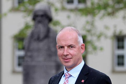 JGU-Präsident Prof. Georg Krausch. Foto: Hbz/Jörg Henkel