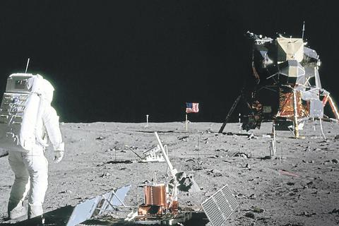 Der Astronaut Edwin E. Aldrin am 21. Juli 1969 auf der Mondoberfläche: Die Nasa plant weitere bemannte Flüge zum Erdtrabanten.Foto: akg-images/NASA 