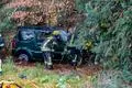 Im Gebüsch war der Wagen des 85-Jährigen gelandet.