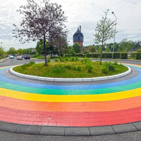 wiloka - Regenbogenkreisel am Schlachthof - 29.04.24,

- Foto: René Vigneron
