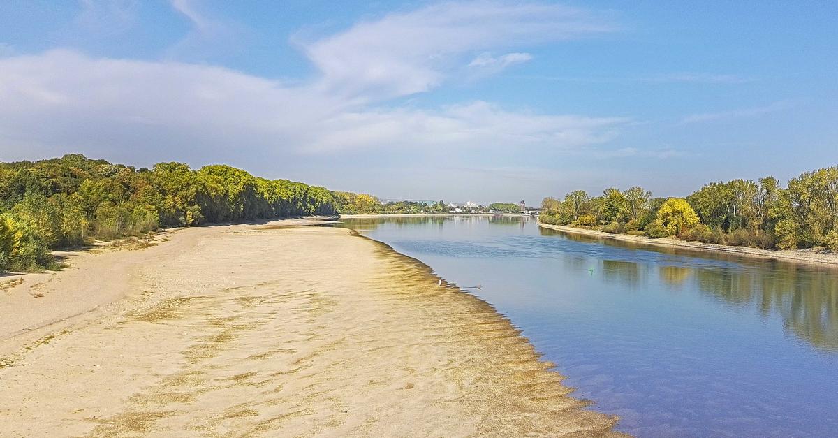 Rheinpegel bei Worms erreicht historische Tiefstände