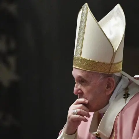 Papst Franziskus bei einer Messe im Petersdom.