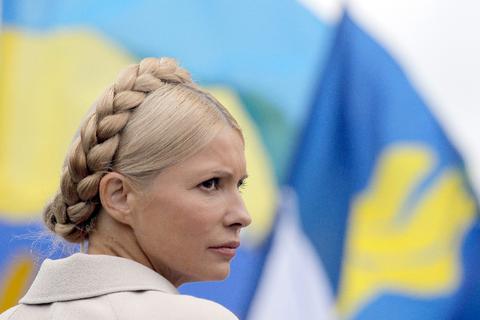 Julija Tymoschenko - eine muss es ja machen... Archivfoto: dpa