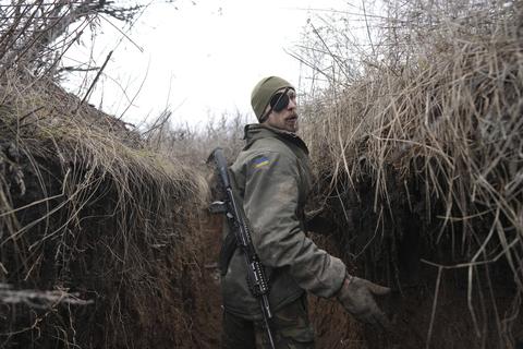 Ein ukrainischer Soldat.  Foto: dpa 